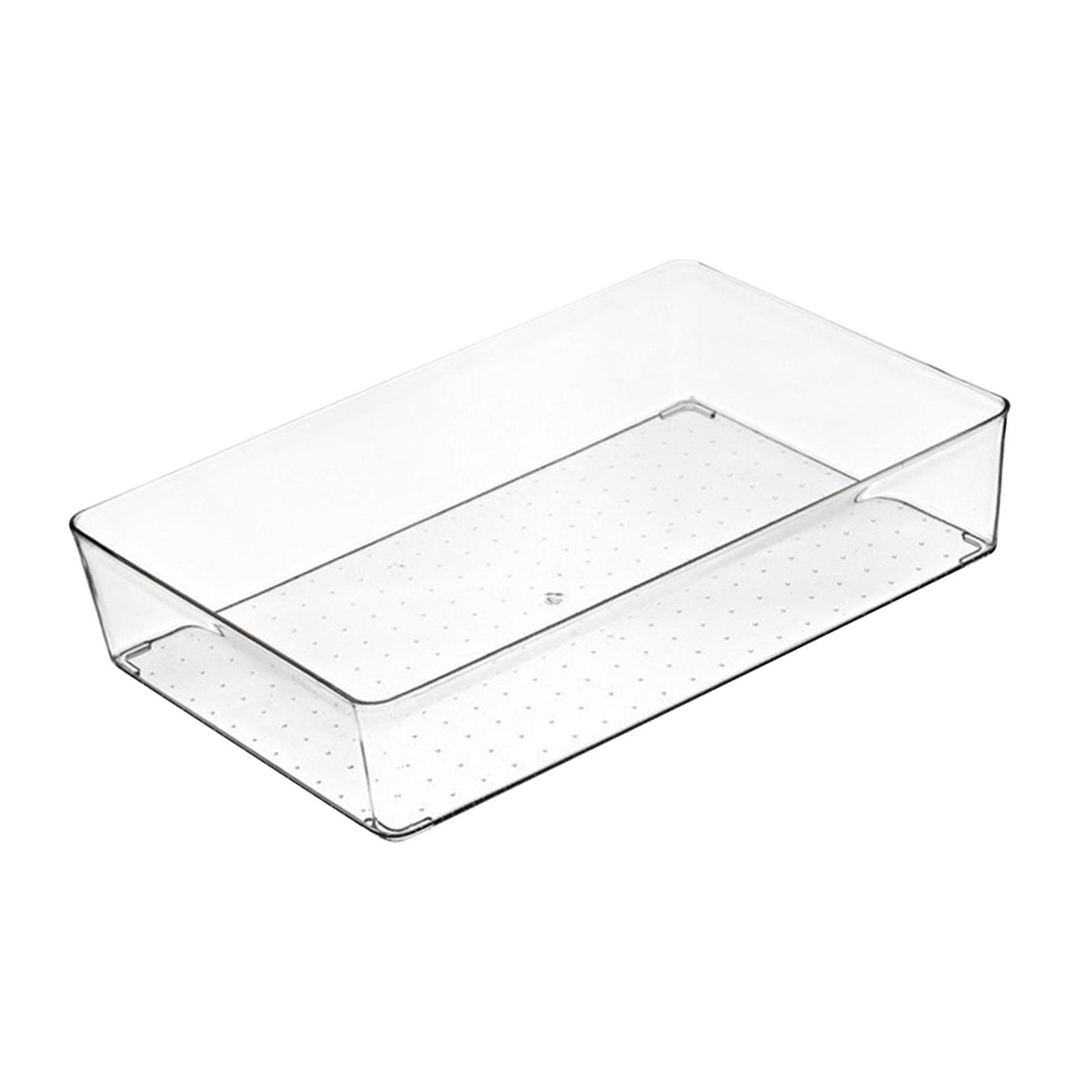 Vanity Drawer Organizer Tray Clear Drawer Organizer for Shelf Gadgets Makeup