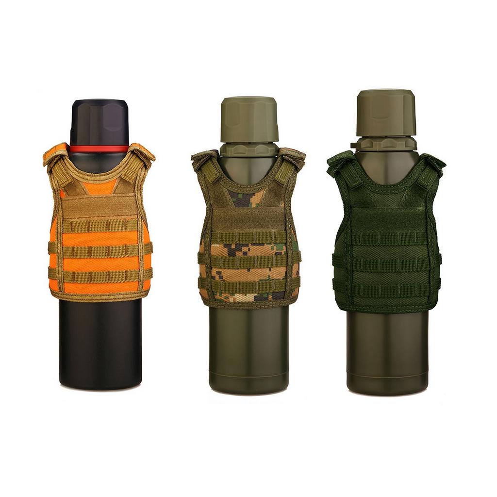 Mini Vest Beverage Holder Miniature Vests Beverage Cooler with Adjustable Shoulder Waist Straps