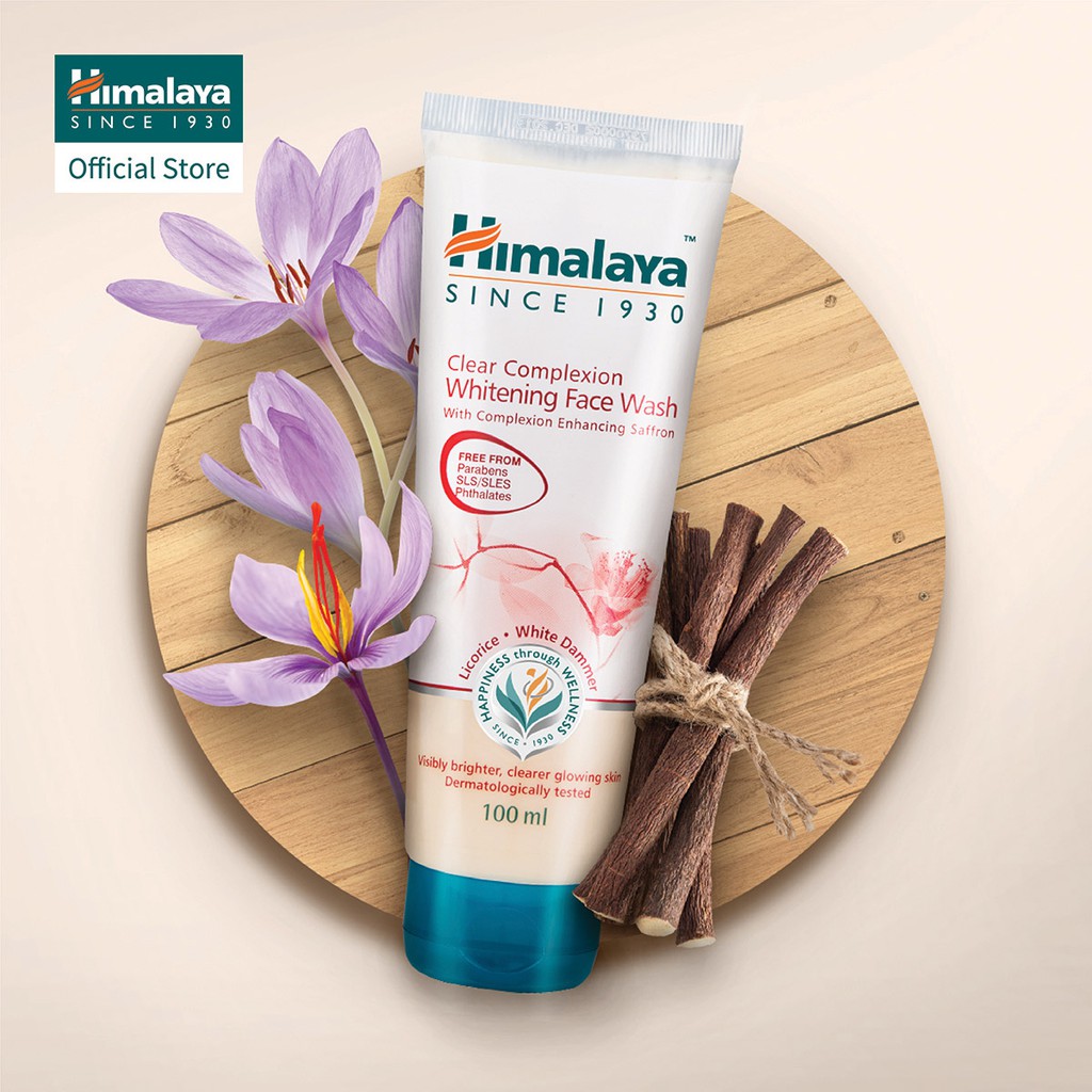 Sữa Rửa Mặt Tinh Tế Làm Sạch Và Trắng Da Cải Tiến Với Nghệ Tây Himalaya Herbals