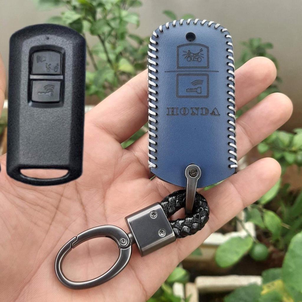 Bao Da Chìa Khóa Xe Máy Honda Da Bò Nhập Khẩu ITALIA, Khắc Tên, Số ĐT Chủ Xe