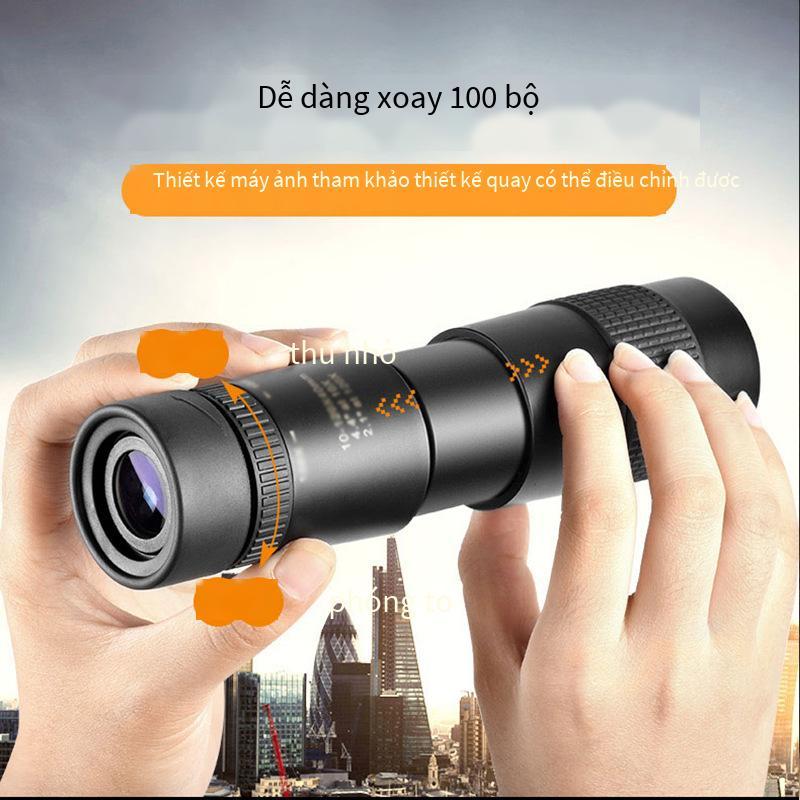 Kính viễn vọng có độ phóng đại thay đổi thuận lợi nhất 10-30 * 30 kính di động một mắt độ nét cao công suất cao dành cho người lớn ngoài trời có thể thu vào