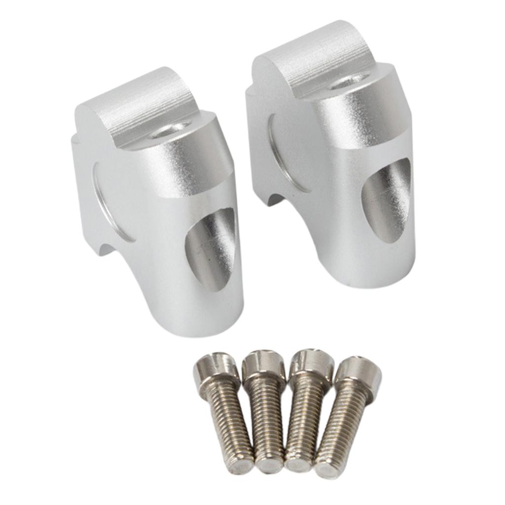 Motorcycle CNC Handlebar Riser Clamp 7/8\" Handlebars Clamp Easy Install