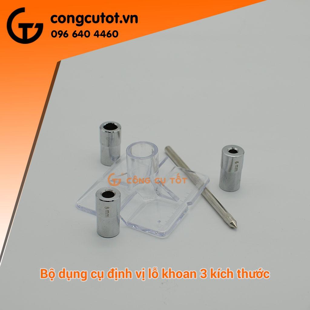 Bộ dụng cụ định vị lỗ khoan 3 cỡ 6-8-10mm