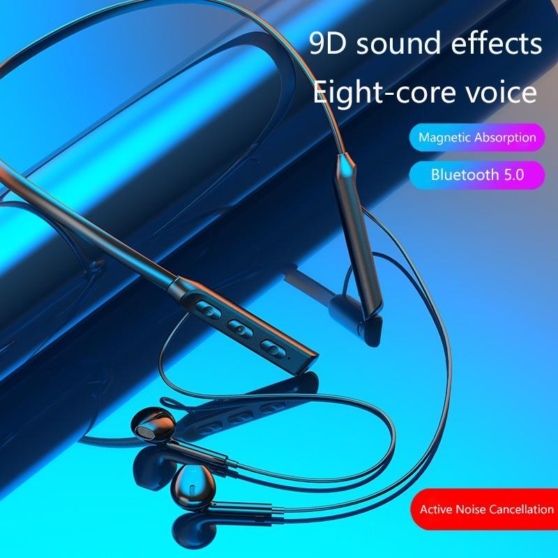 Tai Nghe Thể Thao GB-02 Bluetooth 5.0 Đeo Cổ Không Dây