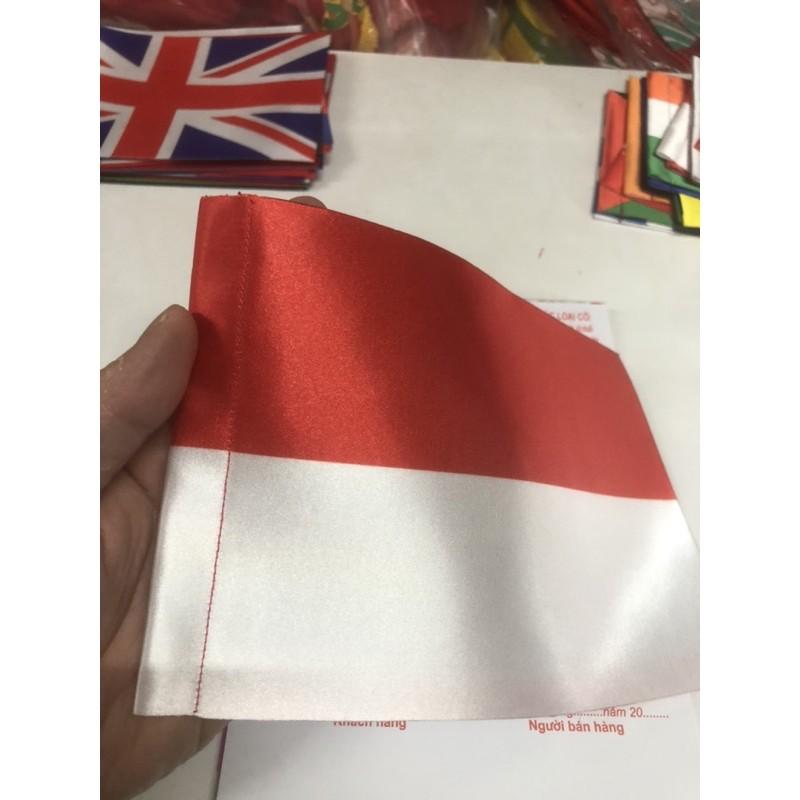 Quốc kỳ Indonesia để bàn 14x21cm