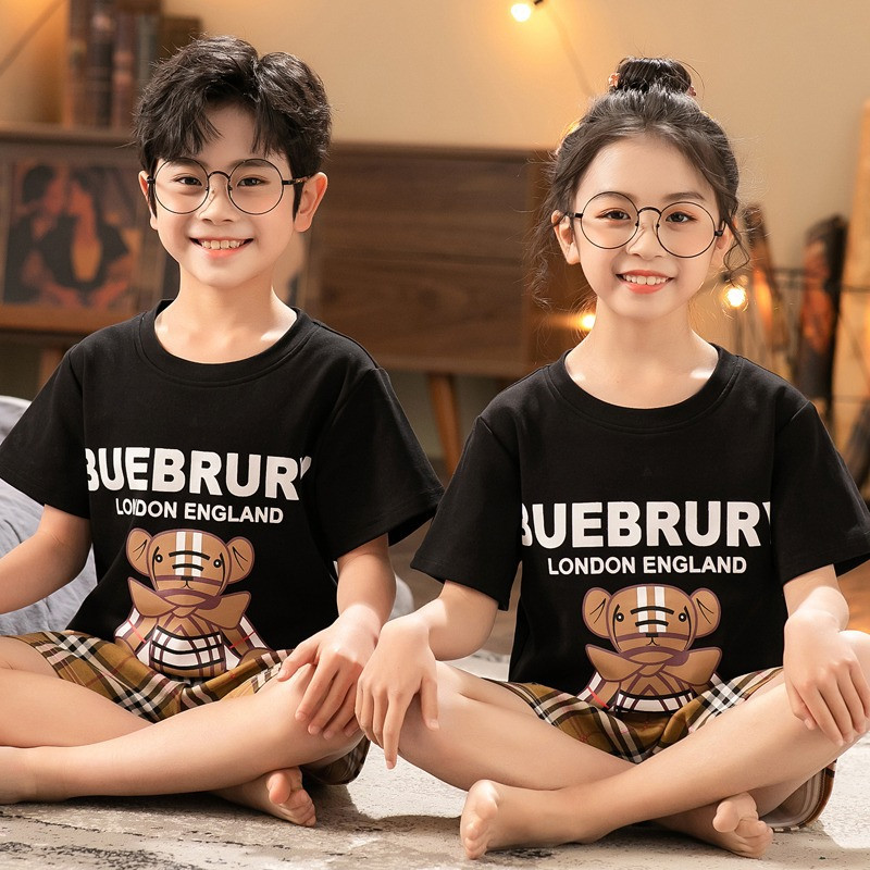 Set bộ quần áo trẻ em mẫu BBR dành cho bé gái 18-45kg. MA02