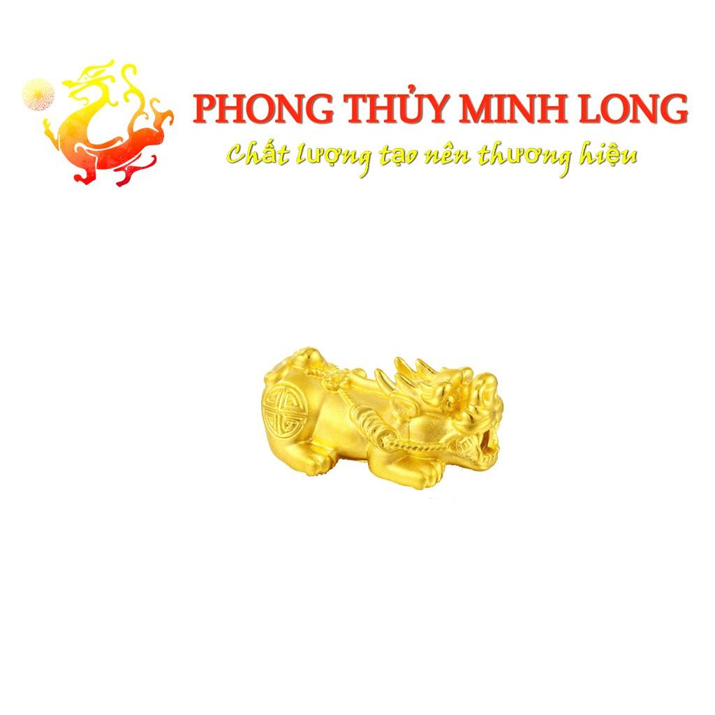 Vòng tay đá. Thach Anh Tóc Xanh Mix Tỳ Hưu Vàng