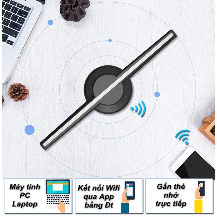 Quạt LED Quảng Cáo 3D Hologram WIFI Thu Hút Khách đẹp mắt