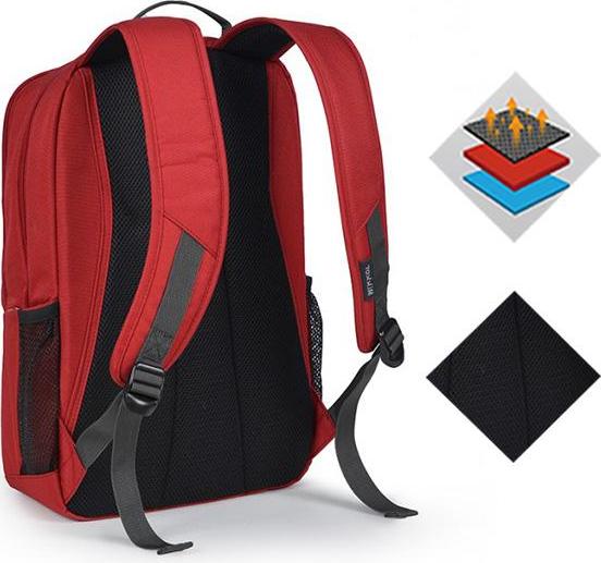 Balo Mikkor The Edwin Backpack Red 15.6inch