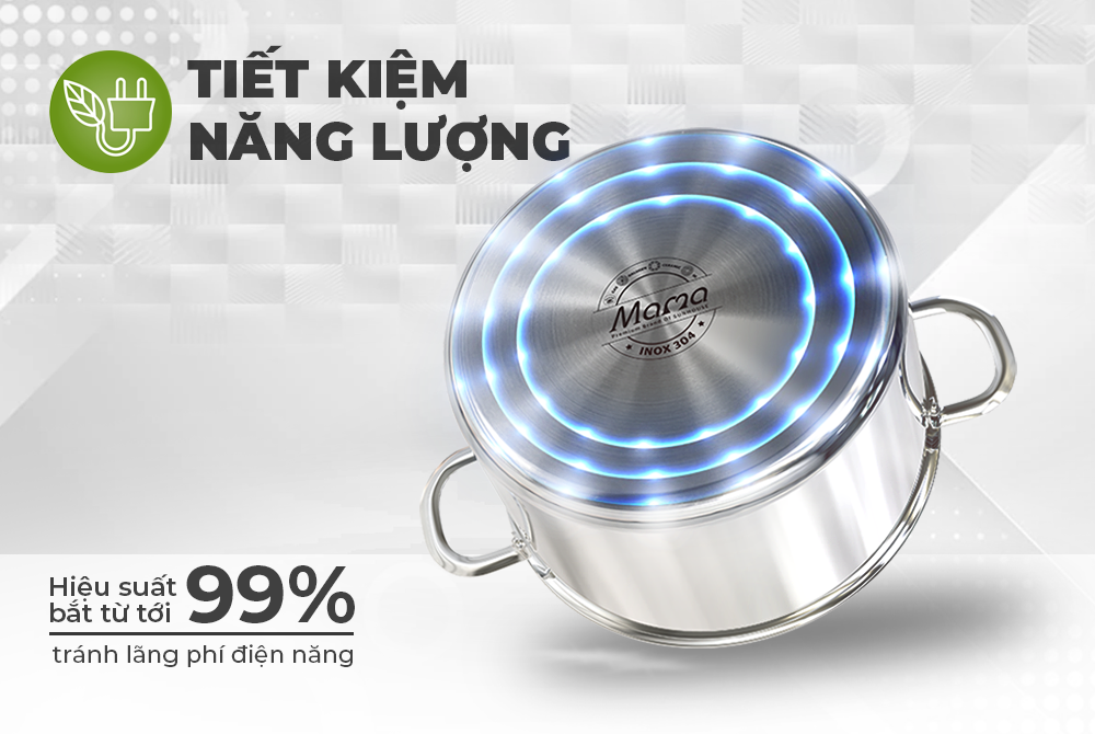 Bộ Nồi Inox Đa Lớp Sunhouse Mama SHG701 - Hàng Chính Hãng