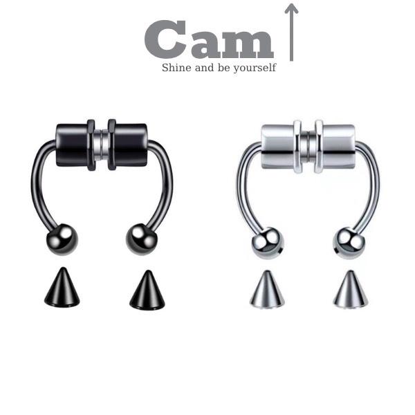 Khuyên Mũi Nam Châm Không Cần Xỏ Lỗ Thép Titan Không Gỉ Dành Cho Cả Nam Và Nữ Sakura Accessories