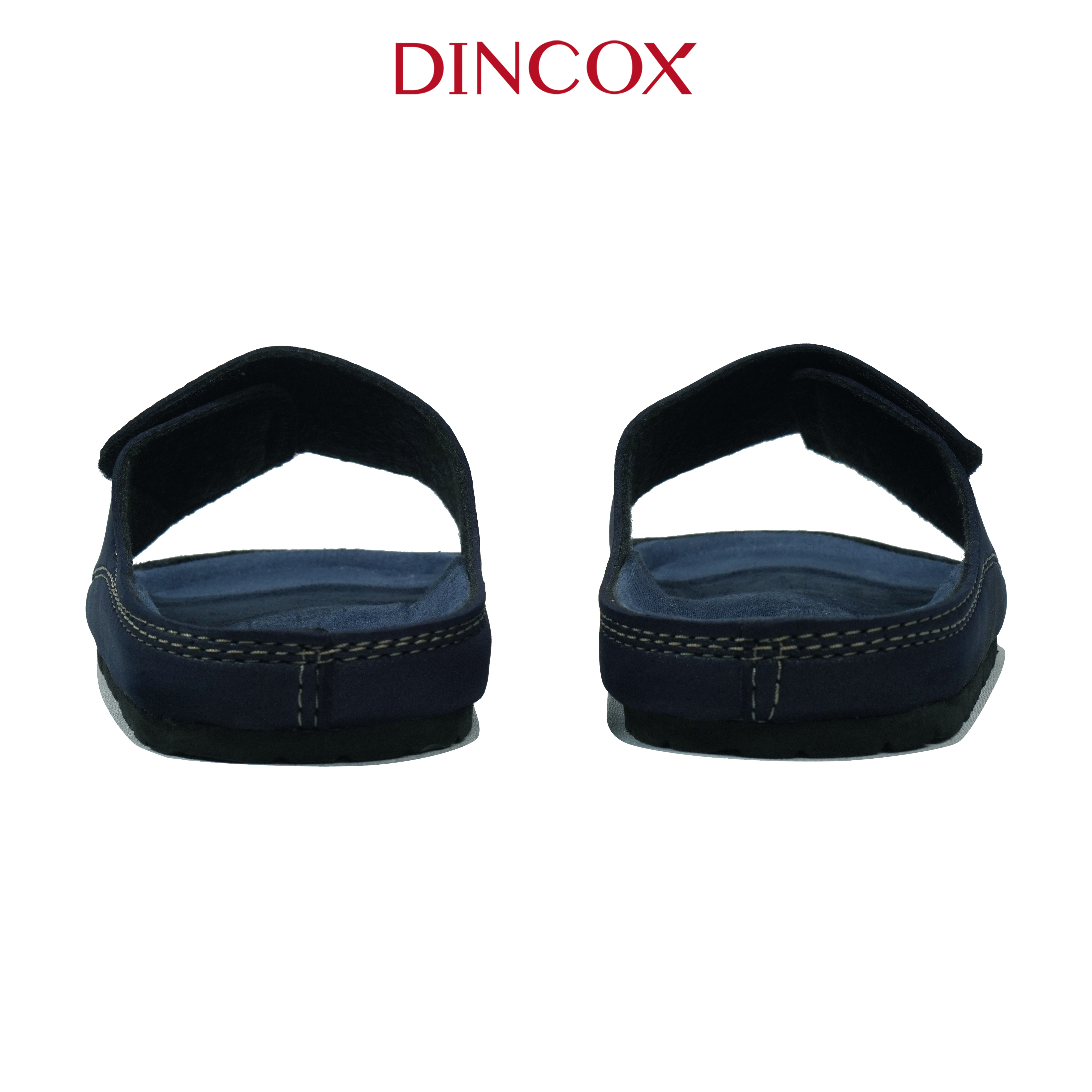 Dép Đế Trấu Nam 1 Quai Dán DC07 Navy Thời Trang Dincox