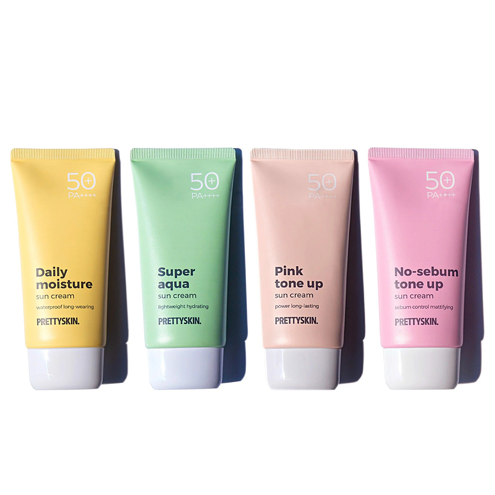 Kem Chống Nắng Cho Da Dầu Mụn Pretty Skin Kiềm Dầu Nâng Tone Trắng Hồng 70g