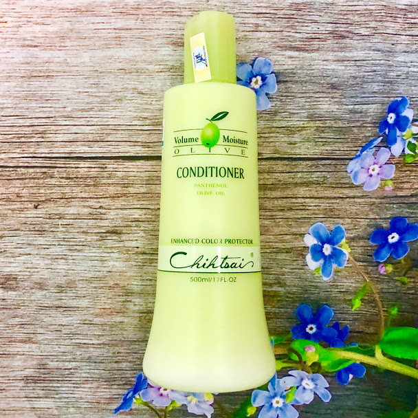 Dầu xả Chihtsai Volume Moisture Olive Conditioner siêu mượt tóc khô 500ml