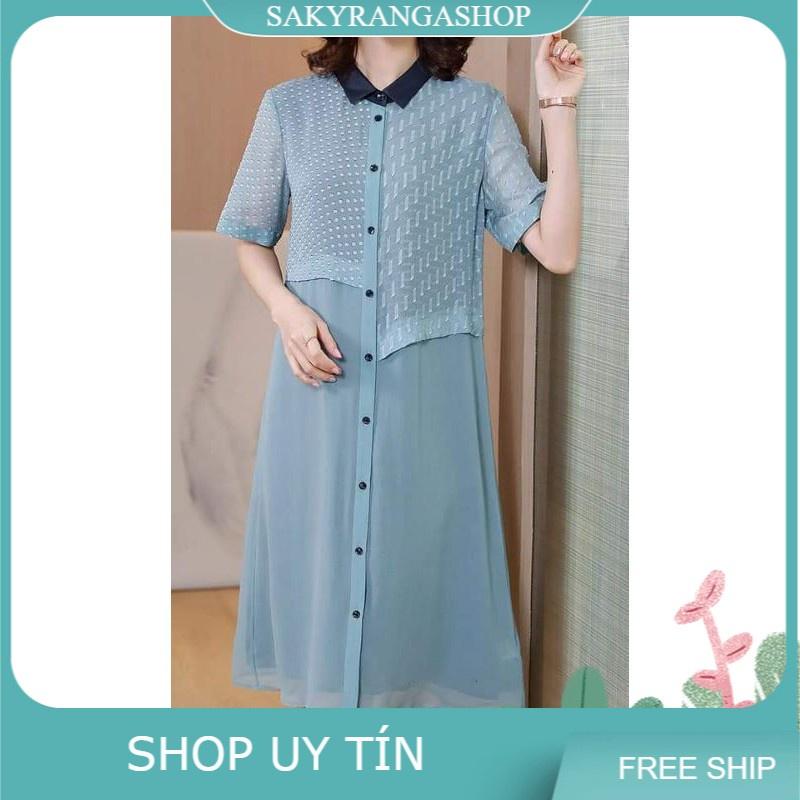 HÀNG NHẬP - ĐẦM VOAN SUÔNG SƠ MI