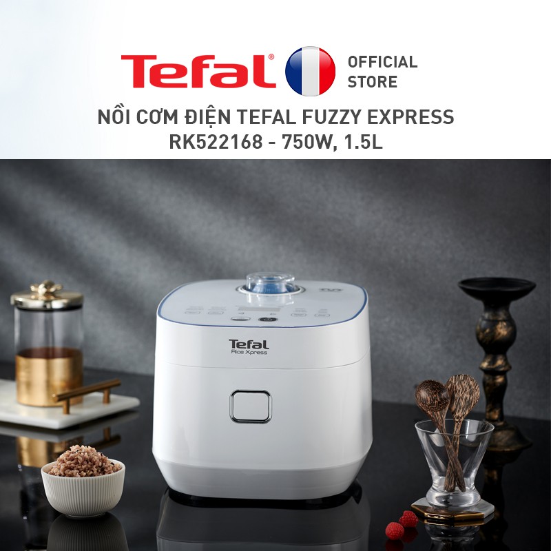 Nồi cơm điện tử Tefal - 1.5L - Thương hiệu Pháp - RK522168- Hàng chính hãng