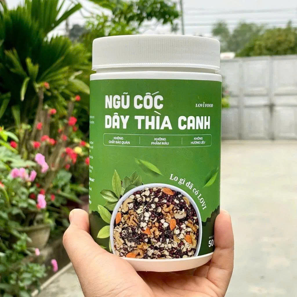 Ngũ Cốc Dây Thìa Canh Lovifood Hộp 500g - Dinh Dưỡng Từ Thực Vật, Tốt Cho Người Tiểu Đường