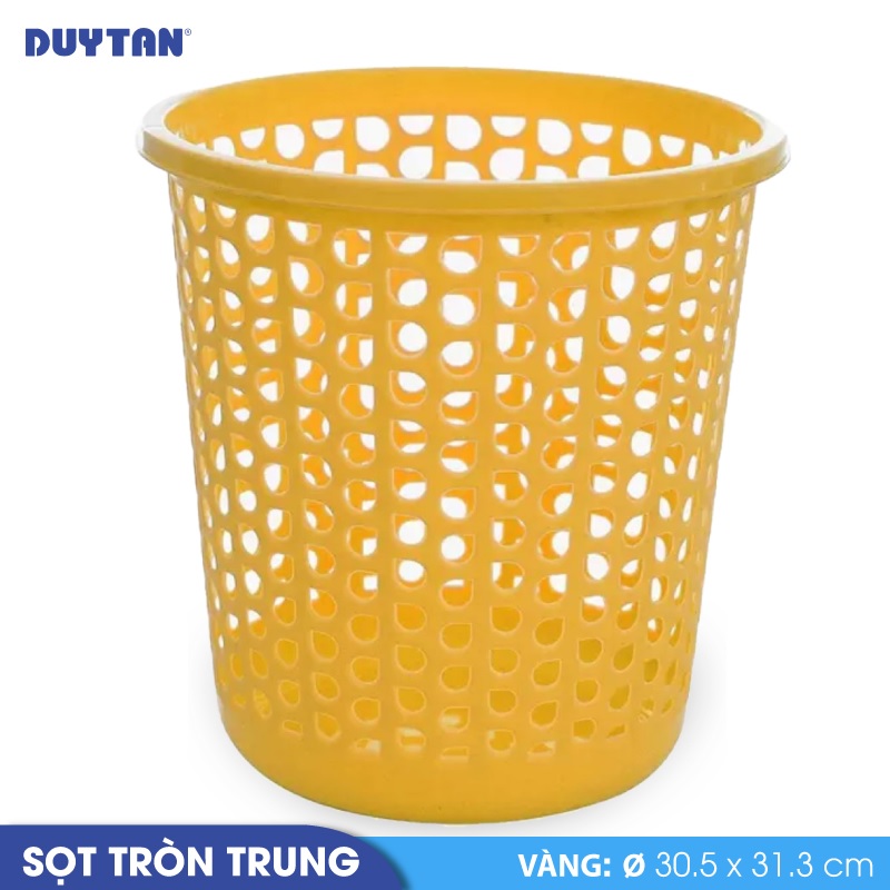 Sọt tròn trung nhựa Duy Tân - 22698 - Giao màu ngẫu nhiên - Hàng chính hãng