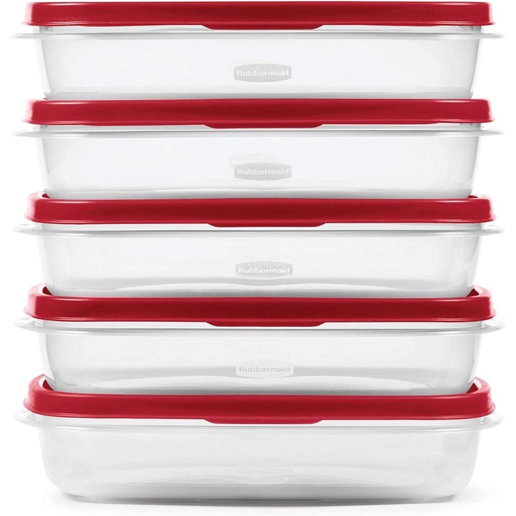 Bộ 5 hộp đựng thực phẩm Rubbermaid USA size 1.3L