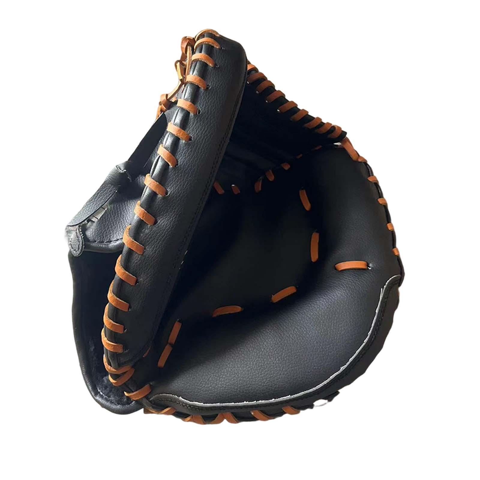 PU Leather Baseball Glove Infield Outfield Gloves Durable Catcher Baseball Softball Fielding Glove Sports Batting Gloves for Youth Adult Training
