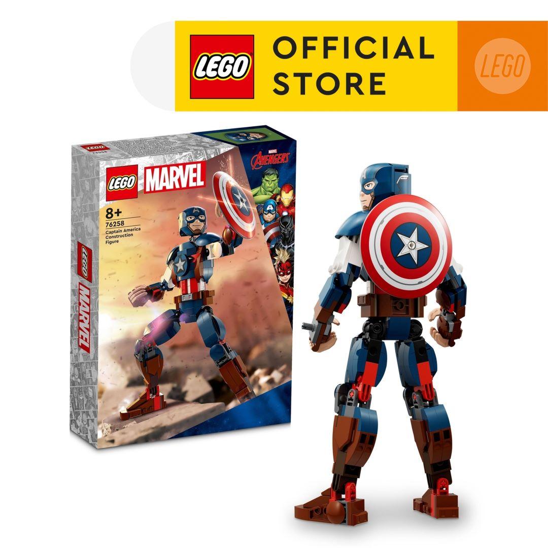 LEGO SUPERHEROES 76258 Đồ chơi lắp ráp Mô hình đội trưởng Mỹ Captain America - (310 chi tiết)