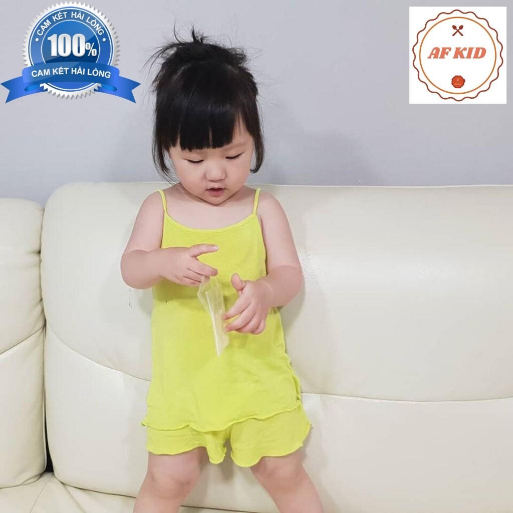 Đồ Bộ Cho Bé Gái Bộ MINKY MOM 2 Dây Quần Bèo Cho Bé Chất Thun Lạnh Cao Cấp Siêu Mềm Siêu Mát