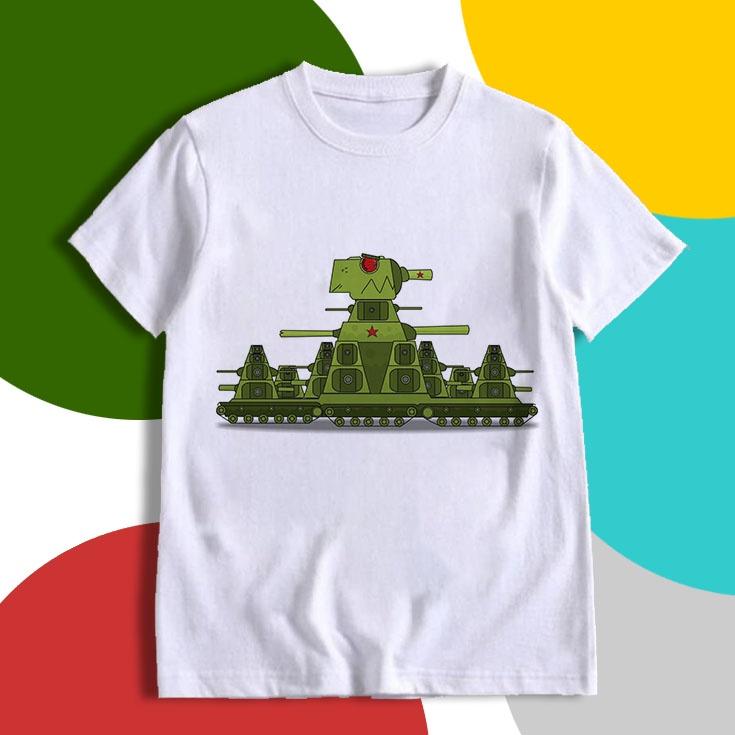 BST Mẫu áo thun in hình xe tăng KB-44 Minecraft đẹp - hoạt hình đại chiến xe tang - món quà ý nghĩa cho bé