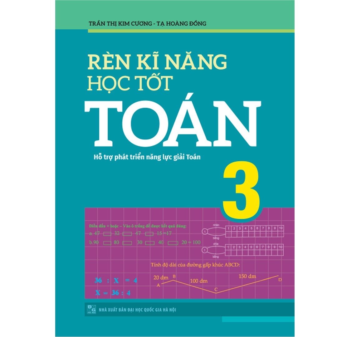 Sách: Combo 3 Cuốn Rèn Kĩ Năng Học Tốt Toán Lớp 3