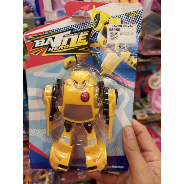 Vỉ Đồ Chơi Robot Biến Hình Xe Ô Tô- Giá Rẻ