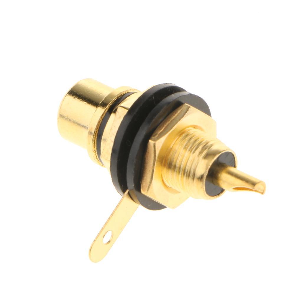 RCA Jack Plug Socket Audio Video Female Cable Connectors Adapter