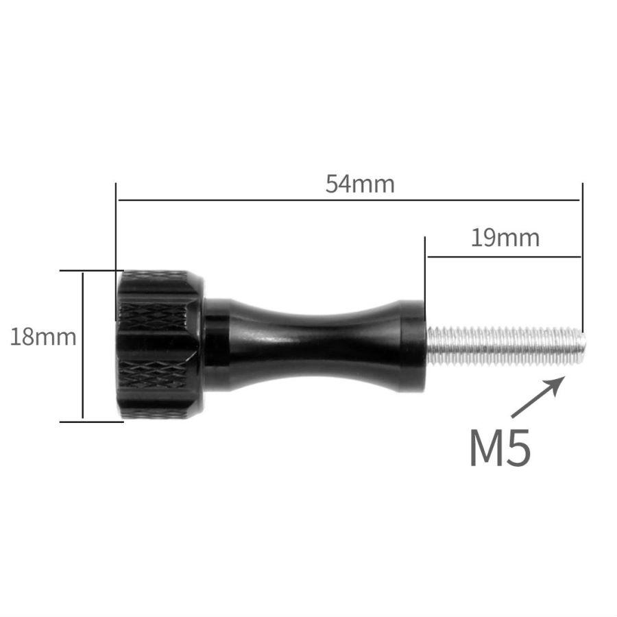Đối với phụ kiện Go Pro Bộ chuyển đổi giá đỡ chân máy ngắn/Long M5 ngón tay cái cho GoPro Hero 10 9 8 7 6 Insta360 cho máy ảnh hành động DJI
