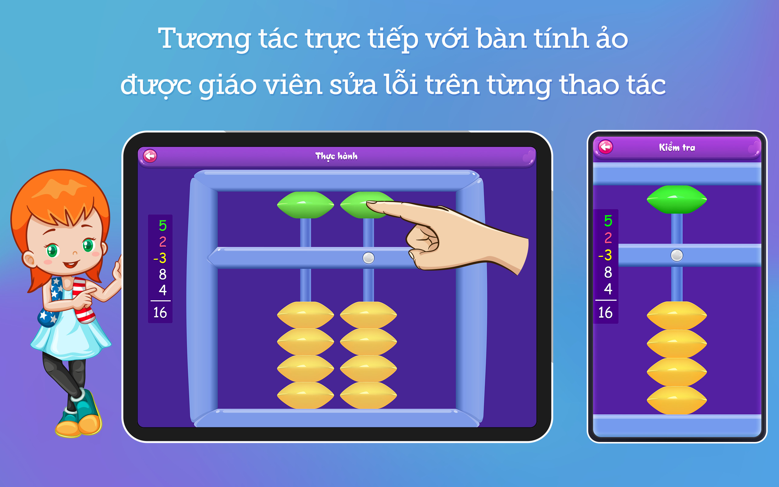 KidsUP Soroban - Toán tư duy - 1 năm tặng 3 tháng