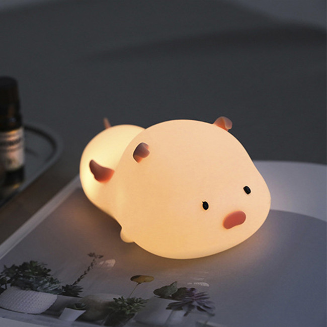 đèn ngủ heo con thiên sứ