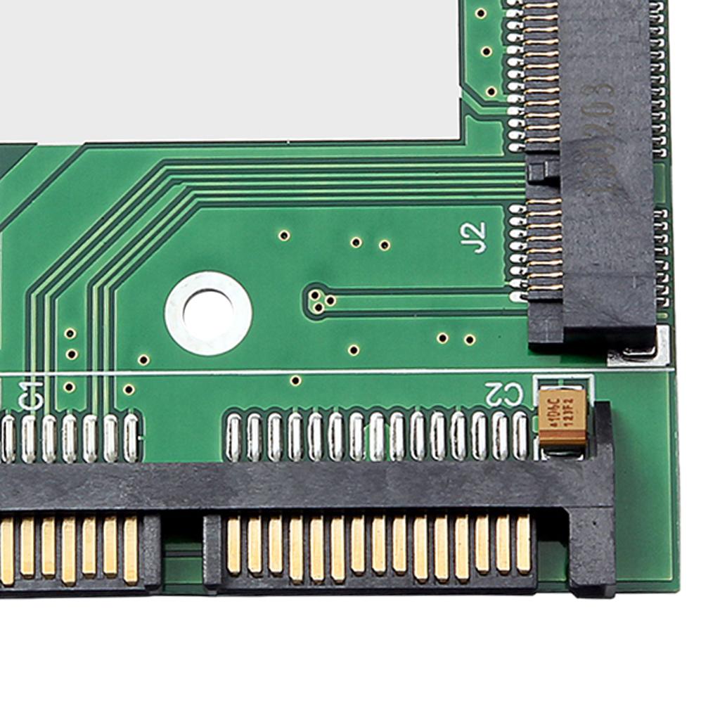 Mini Pcie mSATA SSD to 2.5'' SATA 6Gbps Adapter Converter Card 30x50mm