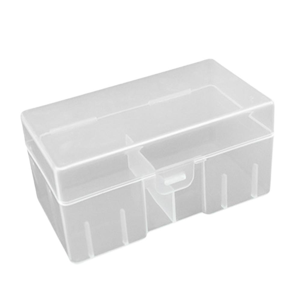 12pcs 9012 9V Battery Battery Storage Organizer Durable Case Transparent