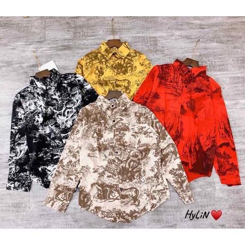 Áo sơ mi loang cho nữ