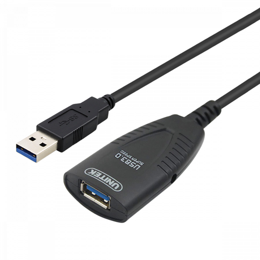 Cáp nối dài USB 3.0 - 5m có IC khuếch đại Unitek Y-3015-Hàng chính hãng