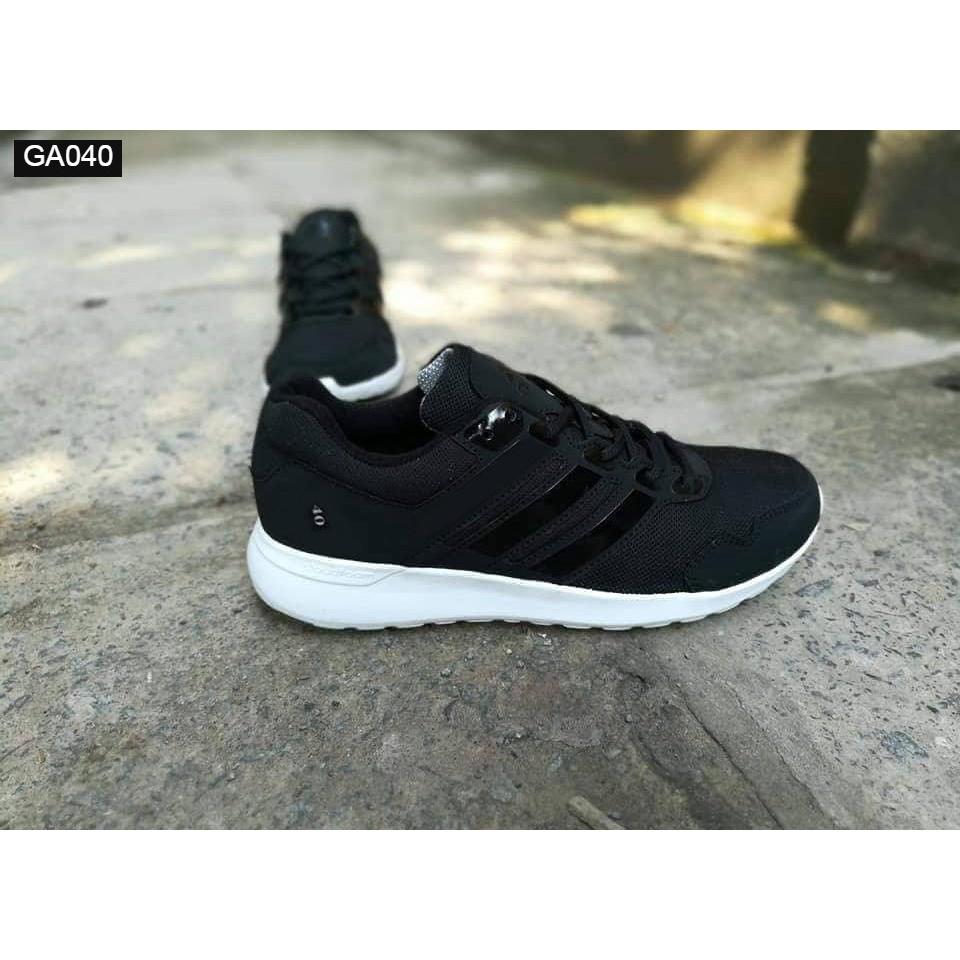 Giày Sneaker Nam Nữ Siêu Nhẹ (Trắng/Đen) GA040