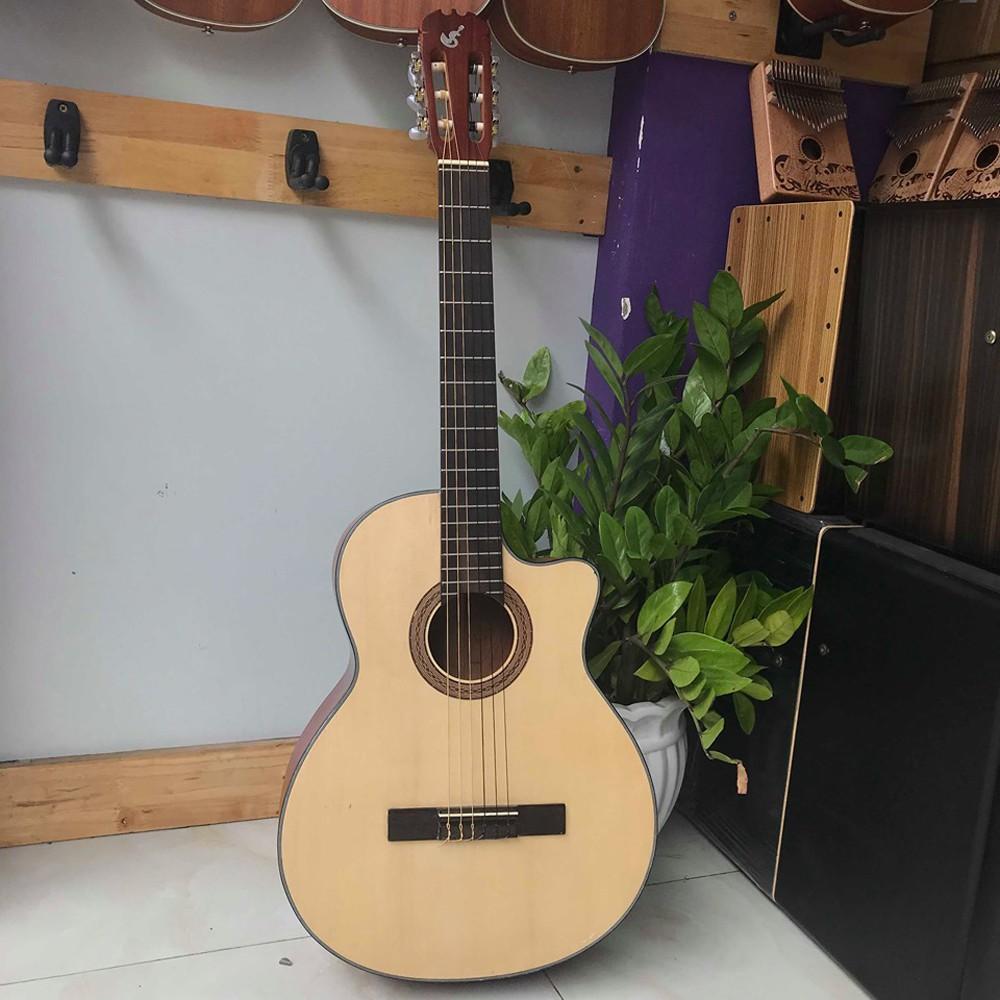 ĐÀN GUITAR GỖ HỒNG ĐÀO LOẠI DÂY NILONG