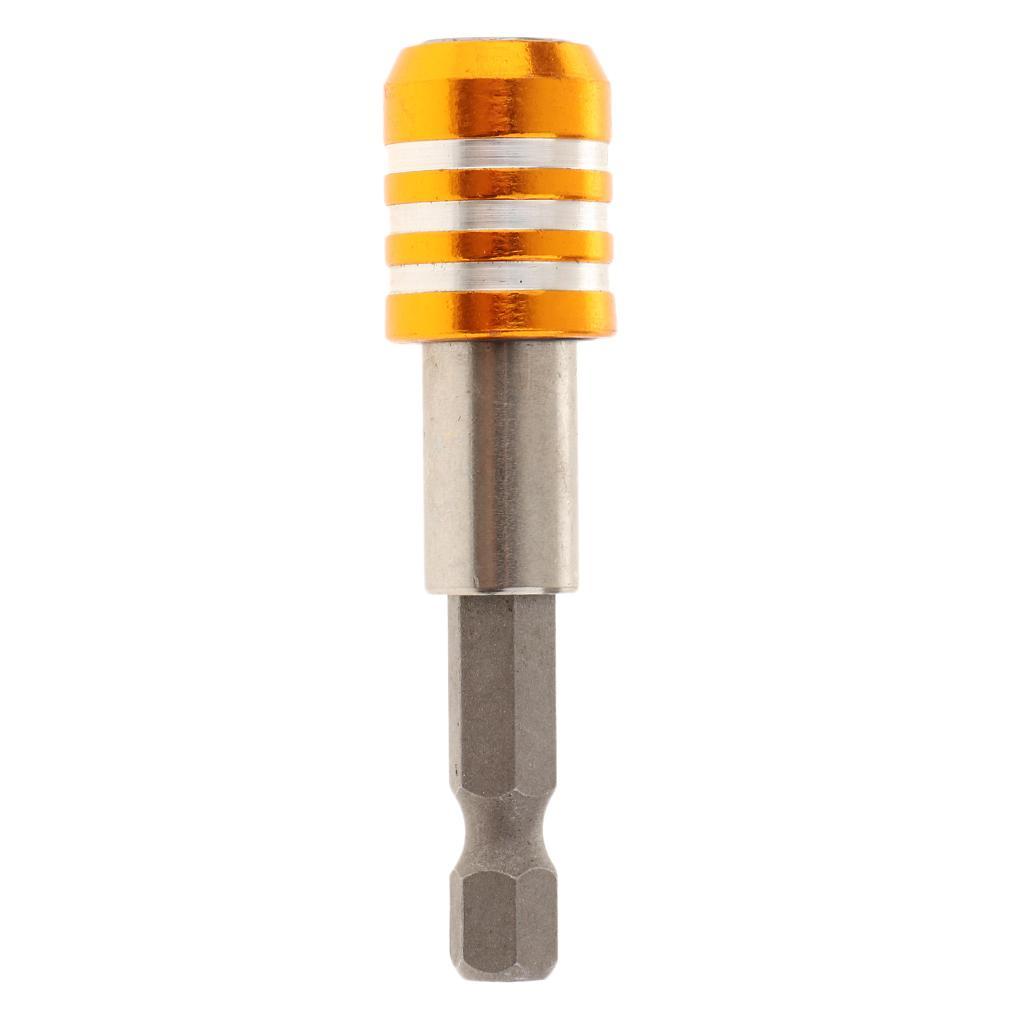 3Pcs 1/4" Quick Change Chuck Adaptor Extension Hex Shank Drill Driver Bits