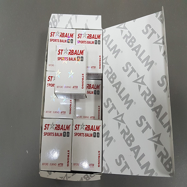 Bộ 12 Hũ Dầu Cù Là Starbalm - Hà Lan (Strong) 10g - Trắng