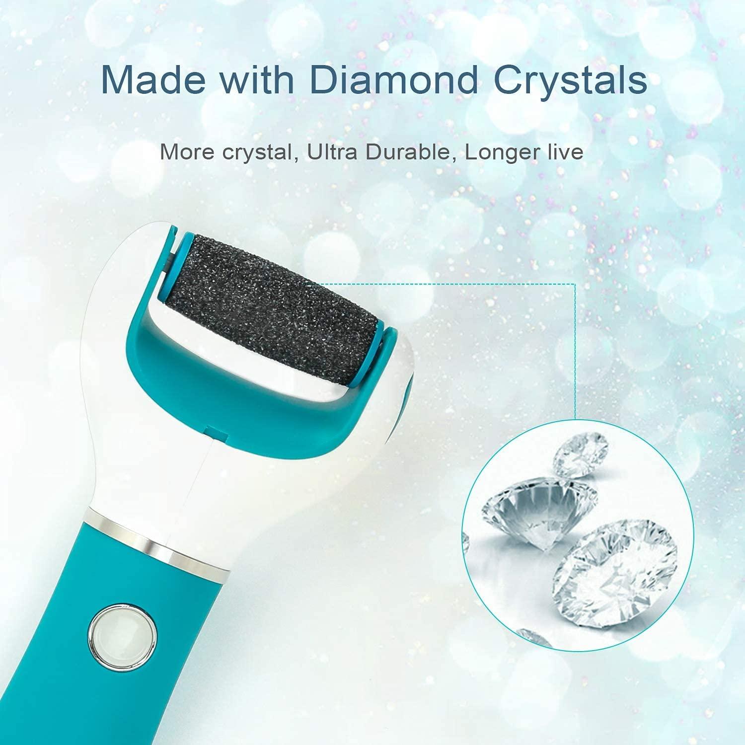 Bộ 9 con lăn thay thế, nạp tiền thay thế, 3 loại độ nhám, đá bọt cho móng chân chân điện, chân hiếp dâm