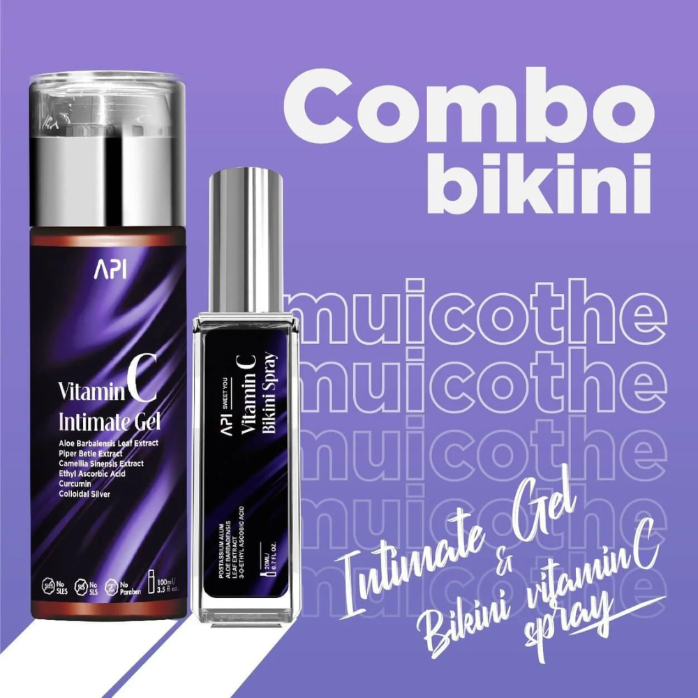 Xịt Khử Mùi Bikini Api - Xịt Bikini Quyến Rũ Spays Mee Natural Giảm Thâm Ngừa Khuẩn 20ml