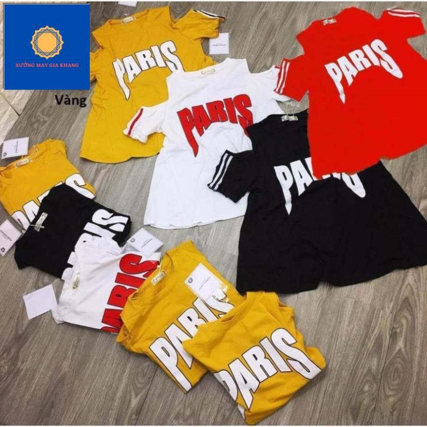 Áo thun bé gái thời trang dáng cánh dơi, hở vai, form xòe rộng . Gia Khang