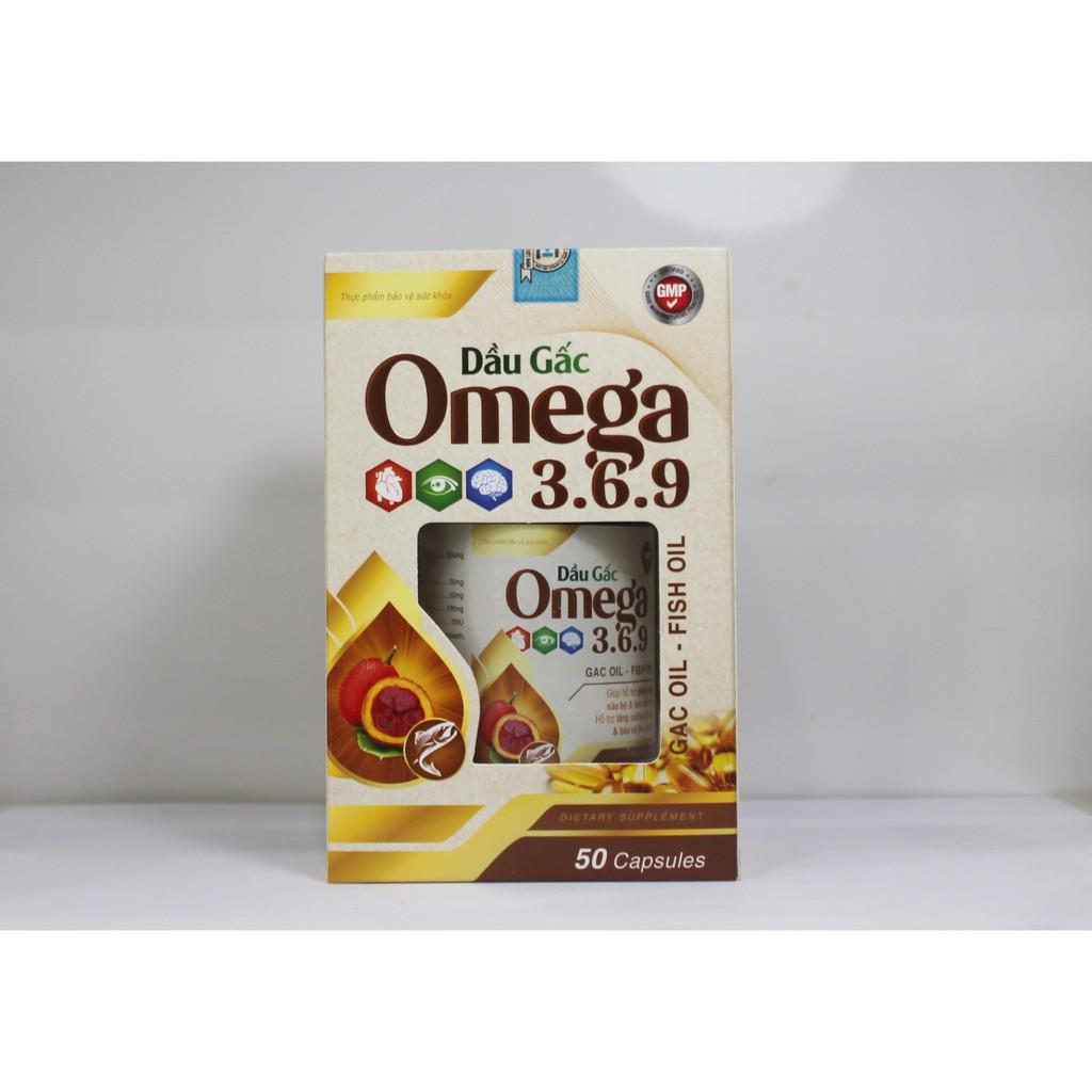DẦU GẤC OMEGA 3 6 9 - Tăng cường sức khỏe tim mạch, não bộ và thị lực - Giúp da sáng hồng, phòng ngừa xơ vữa mạch máu