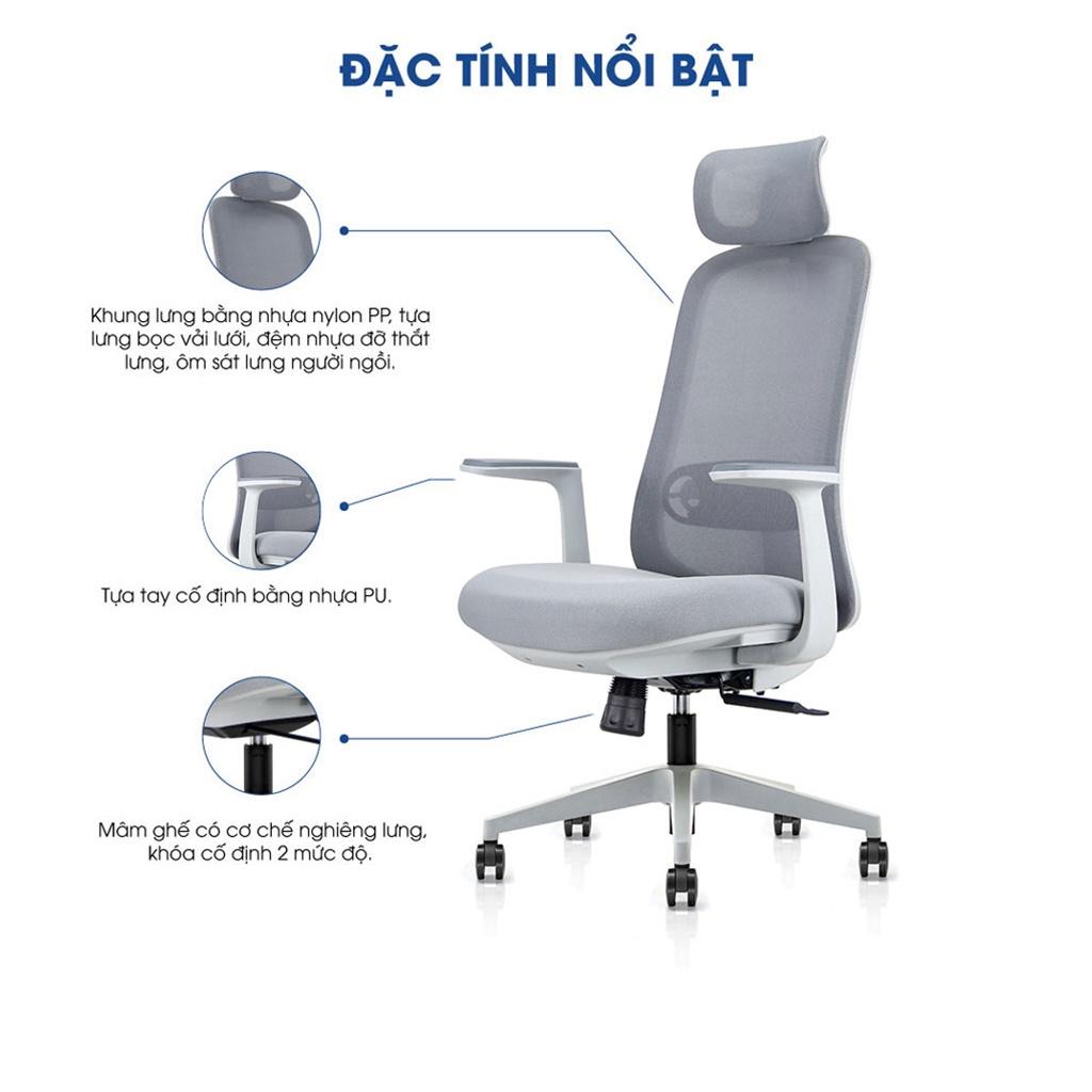 Ghế công thái học GOVI Ergonomic Felix F6232A-HS Thiết kế bảo vệ sức khỏe