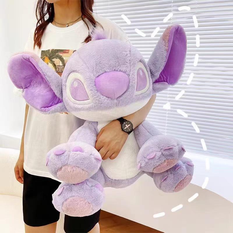 Gấu bông Stick Hot Trend cao cấp màu tím - chuẩn hàng loại 1 có logo nổi