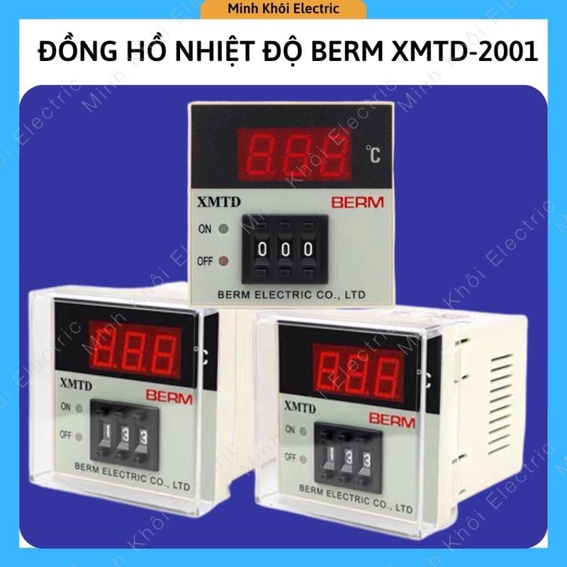 Đồng Hồ Nhiệt Độ Berm XMTD-2001, bộ điều khiển nhiệt độ xmtd-2001,đồng hồ hiển thị và điều khiển