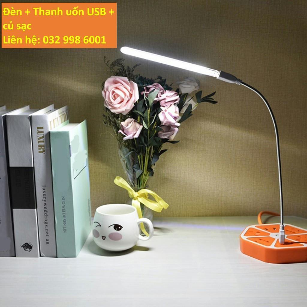 Đèn led USB  - Nhôm 10Led s.TRẮNG