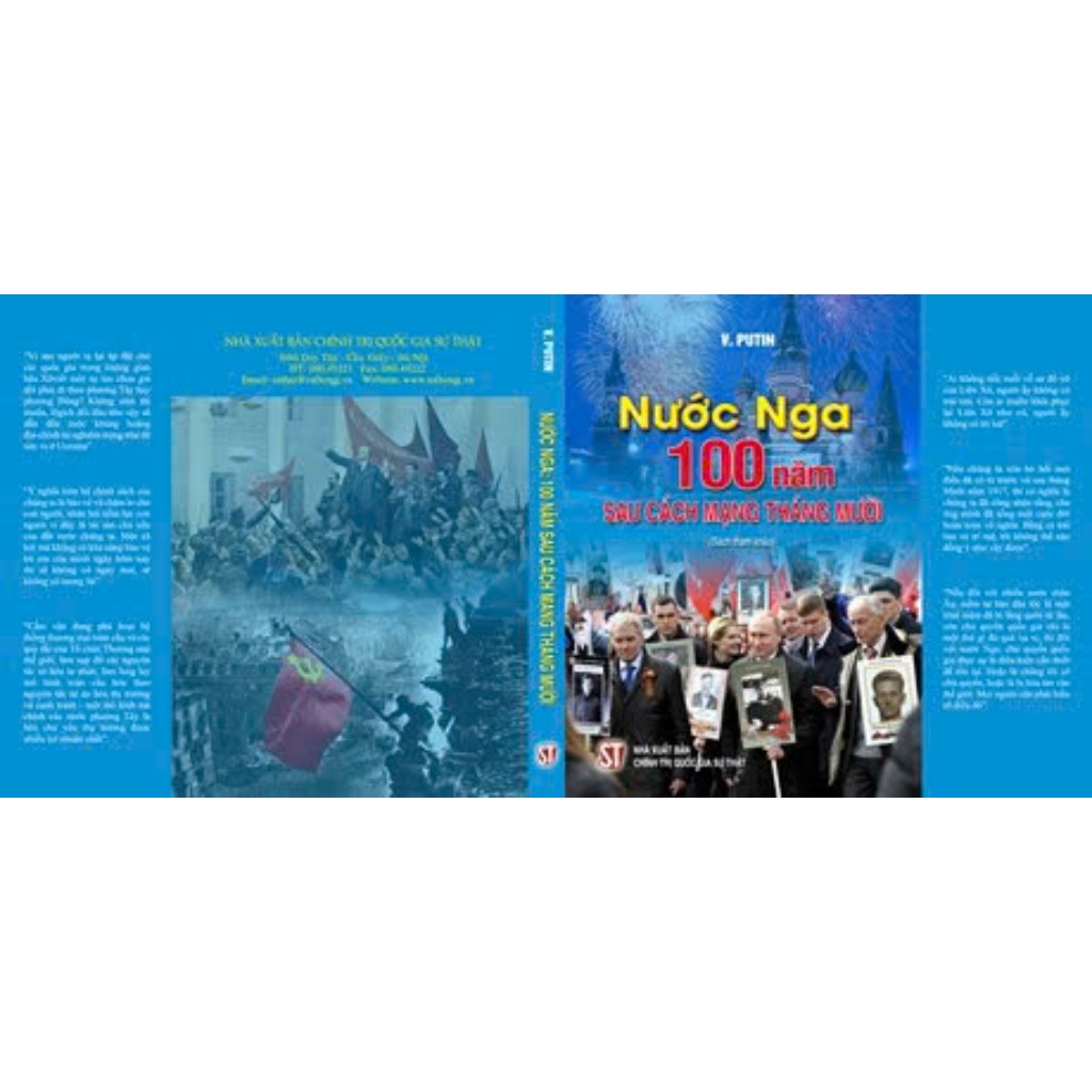Sách - Nước Nga - 100 Năm Sau Cách mạng Tháng Mười - Putin - NXB CTQGST